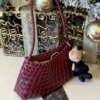 11_66_948d1183-52c2-4795-8da6-c198a96f0da8.png French Style Woven Underarm Bag Soft Nappa Leather Handbag with Structured Base, Chic Shoulder Tote for Women