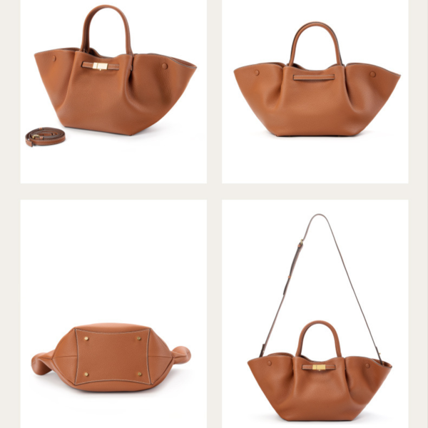 5_33a9e960-cc31-4acb-ba1a-0323f8fe3b71.png Luxury Top-Grain Leather Tote Bag Spacious & Elegant Work Bag for Women