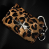 gif_-2025-09-23T213709.262.png Cleanfit Leopard Pony Hair Keychain Coin Purse Small Zip Wallet with Key Holder, Animal Print Mini Bag